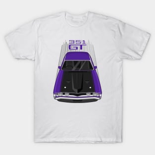 Ford Falcon XA GT 351 - Purple and Black T-Shirt